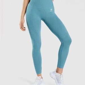 Blue Gymshark Vital Seamless Leggings XS